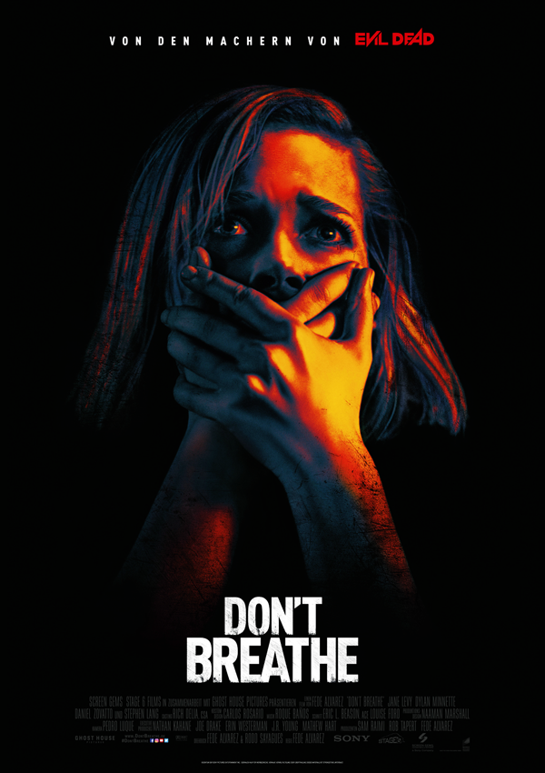 Don't Breathe - DVD Blu-ray Cover FSK 16