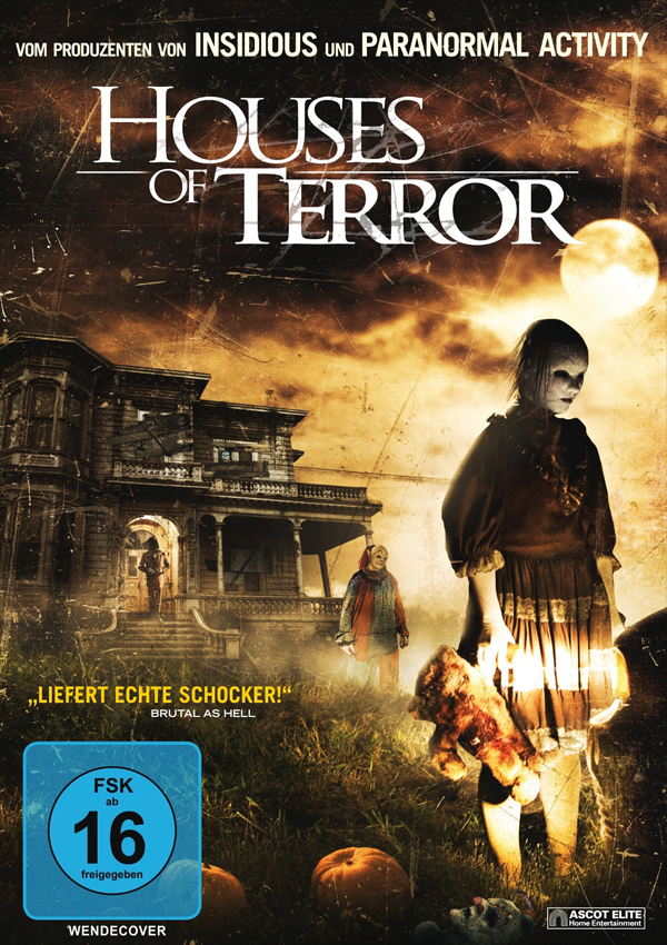 Houses of Terror - DVD Blu-ray Cover FSK 16