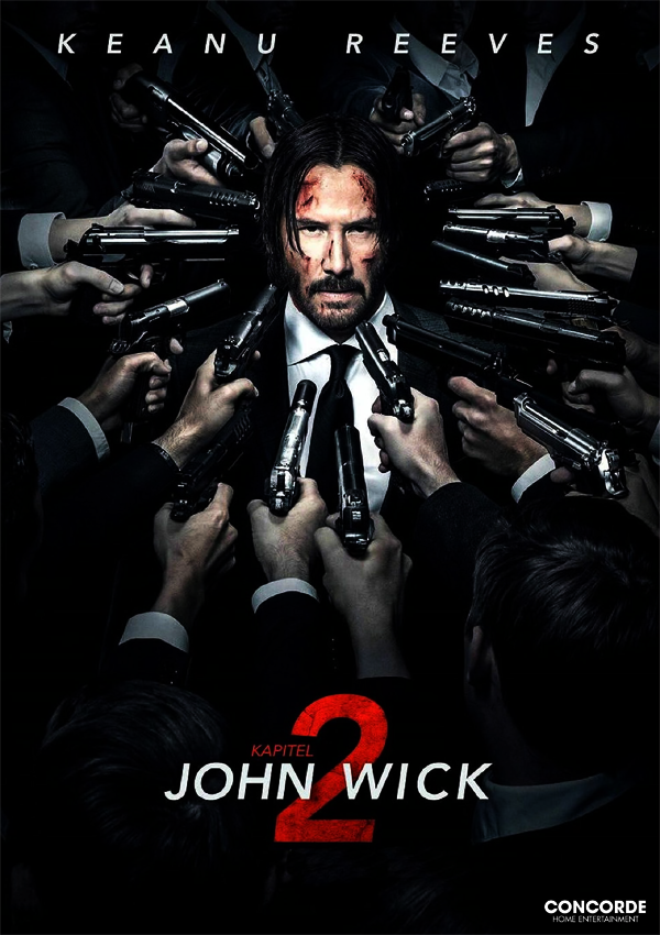 John Wick: Kapitel 2  - Blu-ray DVD Cover FSK 18