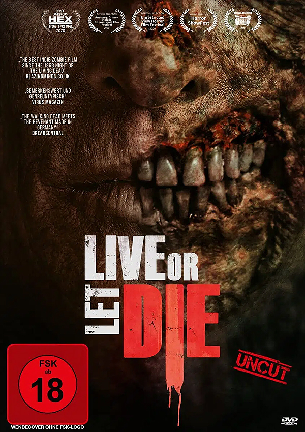 Live or Let Die - DVD Blu-ray Cover FSK 18