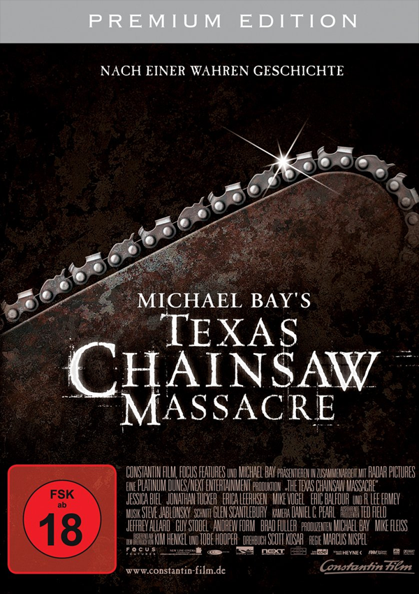 Michael Bay's Texas Chainsaw Massacre - Blu-ray DVD Cover FSK 18