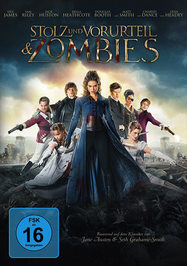 Stolz und Vorurteil & Zombies - DVD Blu-ray Cover FSK 16