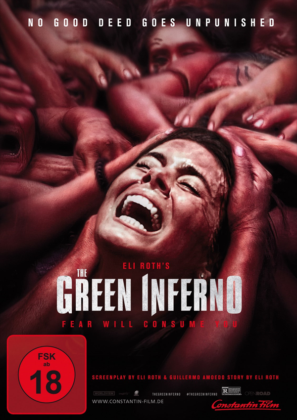 The Green Inferno - DVD Blu-ray Cover FSK 18